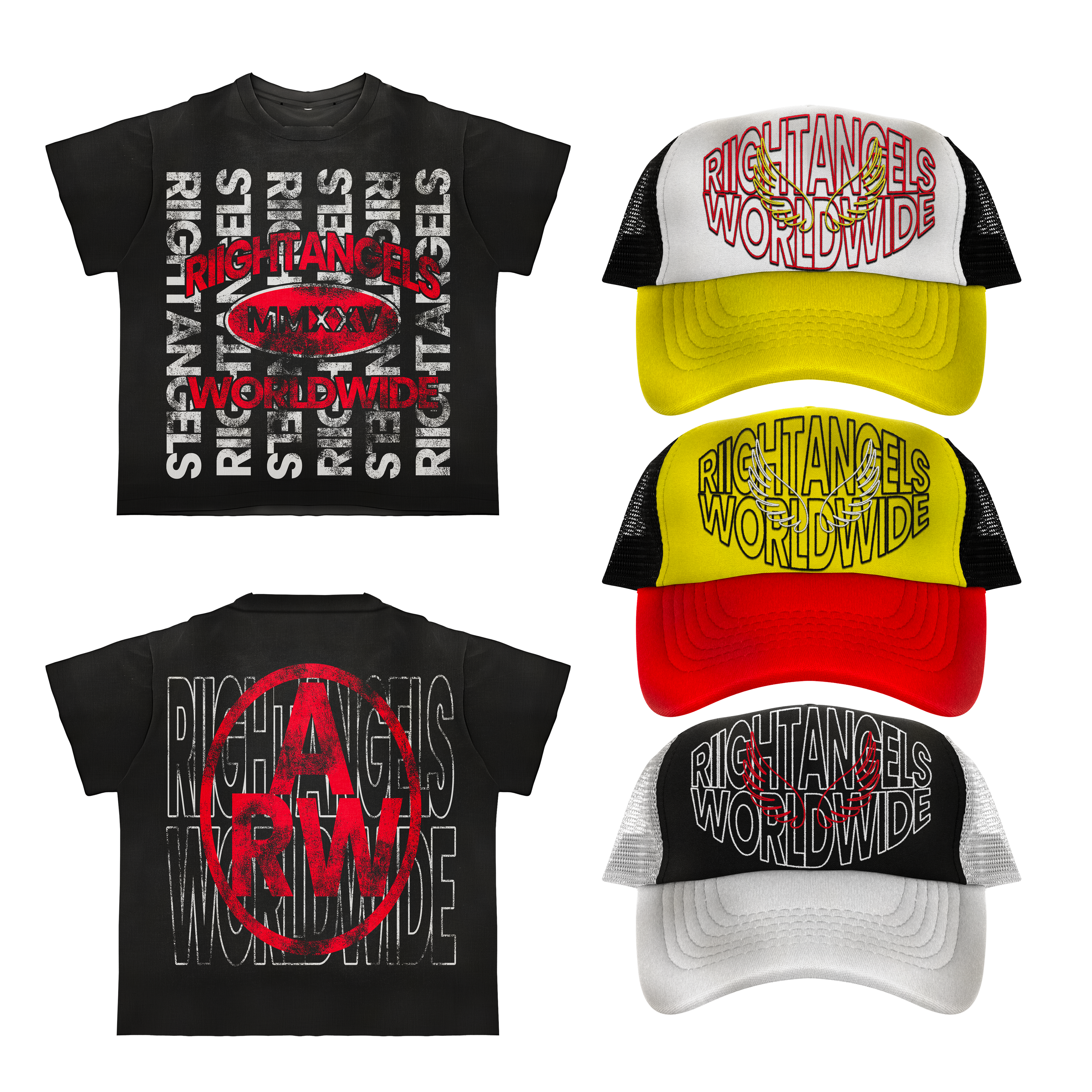 SIGNATURE RAW ( RIIGHT ANGELS ) TEE