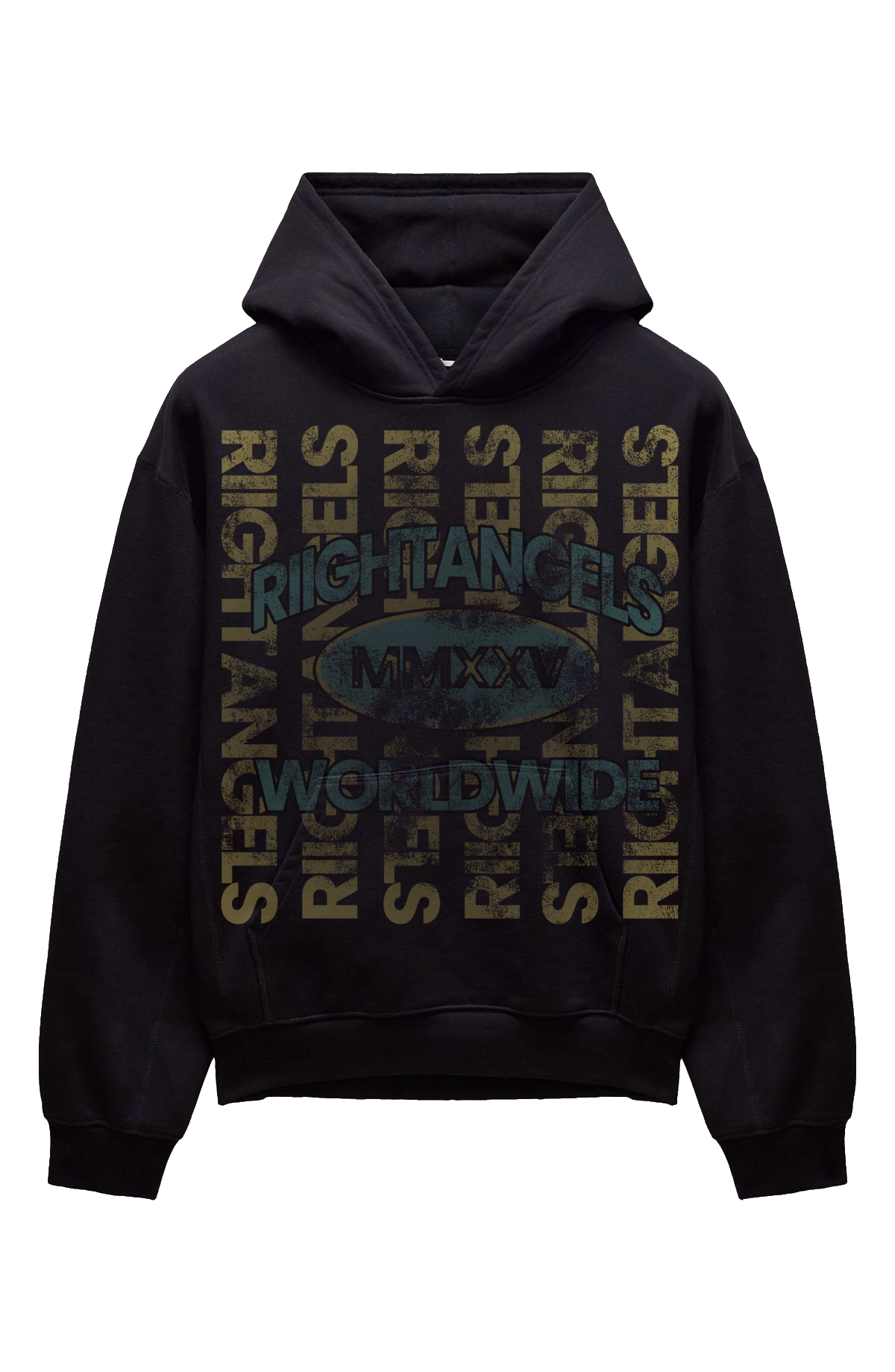 GAMMA BLUE RIIGHT ANGELS SIGNATURE PULLOVER HOOD
